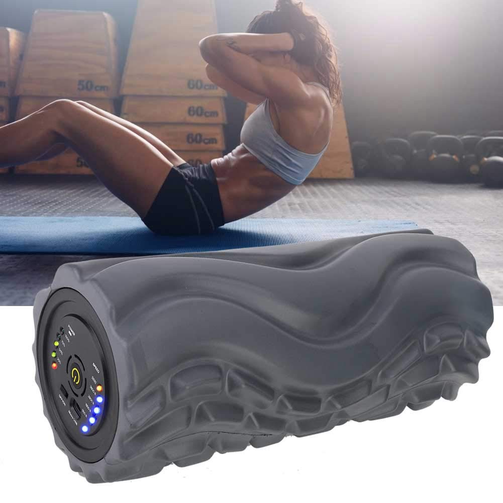 Fitness Foam Roller, Drei Bereiche Massage Getreide umweltfreundlich 4 Gänge Vibration Foam Roller, Yoga-unterstütztes Training für das Muskeltraining Muskelentspannung