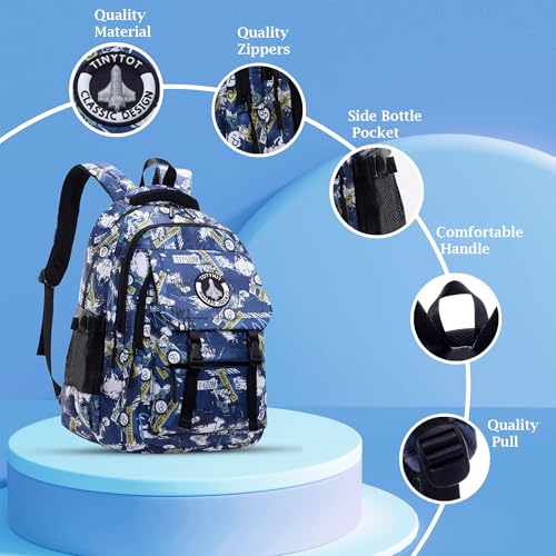 Image of Tinytot 30 Litre Waterproof School Backpack Bags for Women - Large 19 Inch Laptop Bag for Boys &Girls 12+ Years, College Bag for Girls and Boys, Men, Women - Ideal for Office, Travel, School, College