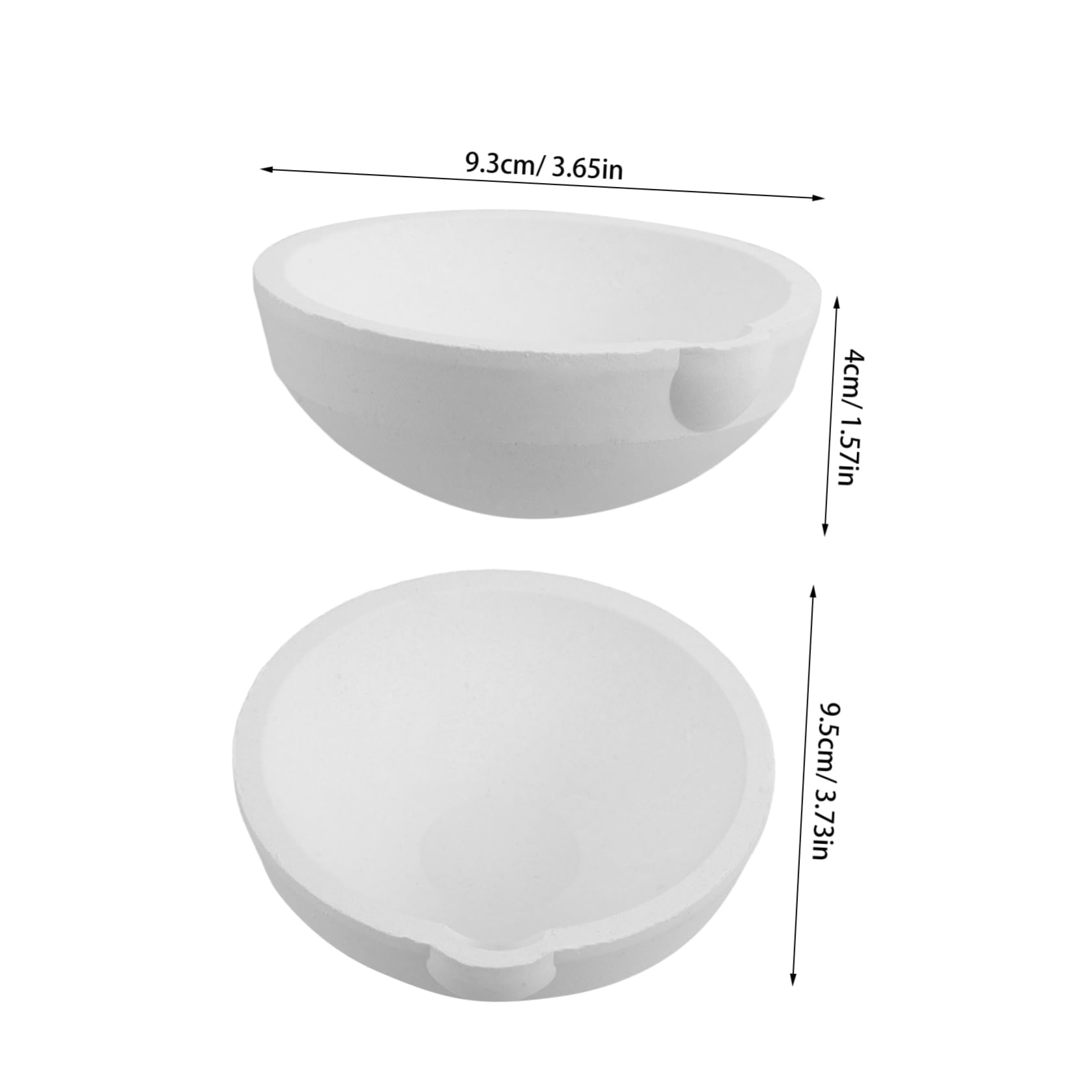 CORHAD High Temperature Crucible for Metal Melting Portable for Home Casting and Refining Versatile Melting Tool for Lab and DIY Projects