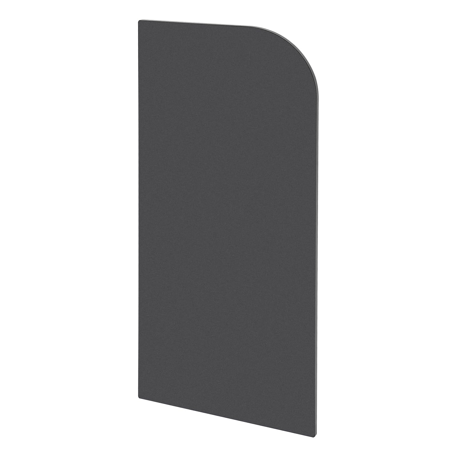 Paroi de séparation pour urinoirs - 40 x 90 cm - Angle rond - Mur d'écran stable pour cinémas, restaurants et toilettes publiques
