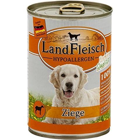 Landfleisch Hypoallergen Ziege | 12x 400g Hundefutter Cover