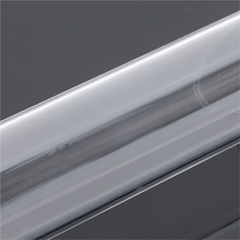 Clear Rigid Acrylic Pipe, Transparent Acrylic Pipe Length 20cm for Fish Tank Aquarium Supplies Garden Hydroponics Water Pipe DIY 1pc(32mm)