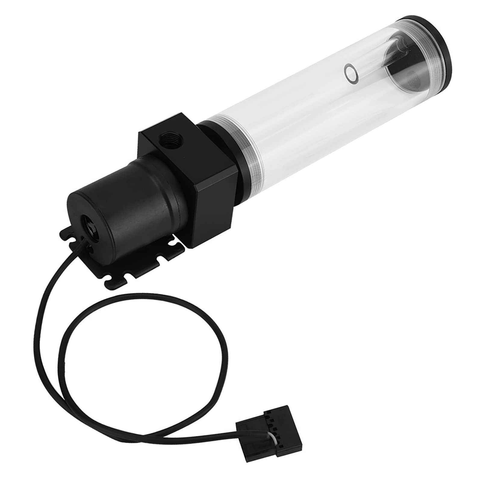 Zunate Zintegrowany Akrylowy Zbiornik Chłodzący wodę PC |Zbiornik Cylindra 210 Mm z pompą 19 W i Portami G1/4 do Niestandardowego Układu Chłodzenia cieczą Procesora (160 mm)