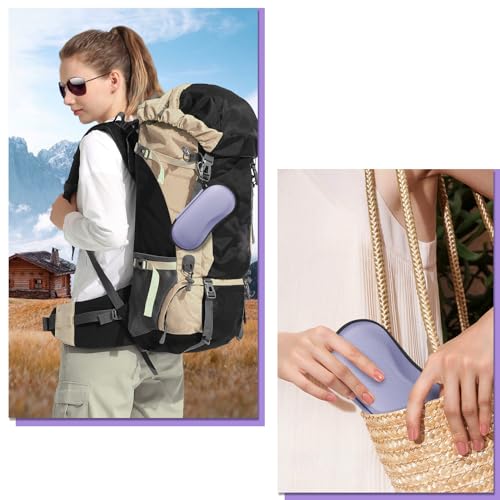 Image of FINTIE Sunglasses Case, Hard EVA Shell Shockproof Sport Glasses Case with Metal Carabiner Travel Zipper Eyeglasses Holder