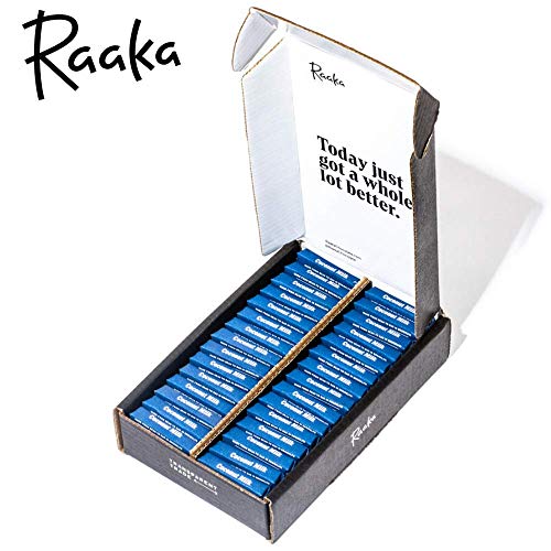 Raaka Chocolate Mini Dose Bars, Coconut Milk Pack | Gourmet Dark Chocolate Gift | Coconut Milk, 60% Cacao | Organic, Kosher, Vegan, Gluten Free, Soy Free, Non Gmo, Dairy Free | Box Of 30 Bite-Size Chocolates #TOP5