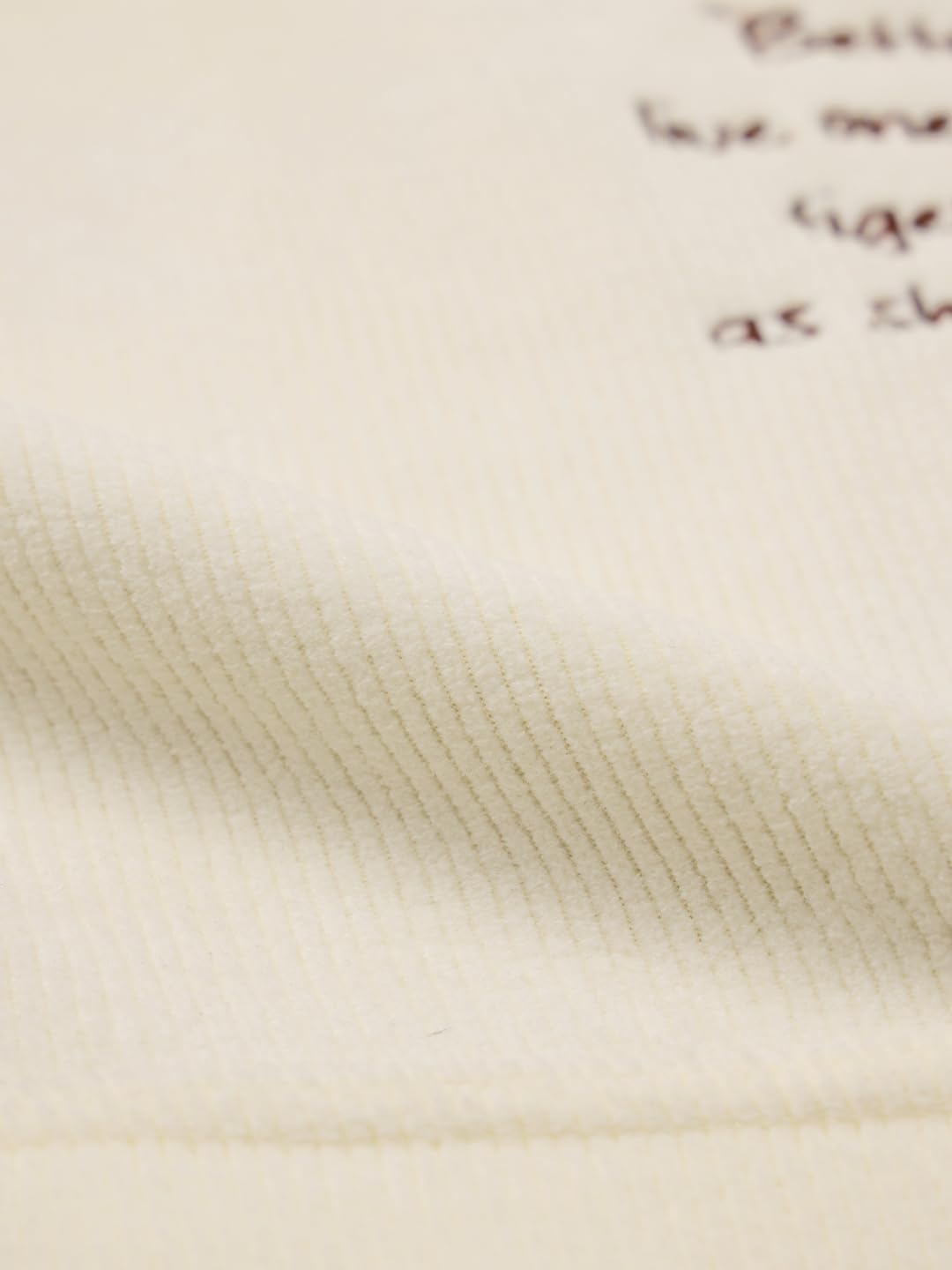 The Souled Store Sudadera con capucha de pana: Samurai Tiger para hombres y niños, manga larga, cuello con capucha, color blanco roto, estampado gráfico, poliéster, sudaderas de gran tamaño