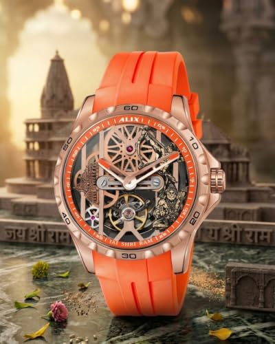 Image of ALIX AL2925T Men's Chronograph Sport Watch Stainless Steel Case with Silicone Band