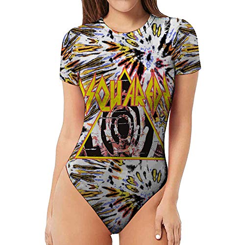 Womens Leopard Rock One Piece Swimsuit Bodysuits Printed Rash Guard for Water Sport Activities,XXL