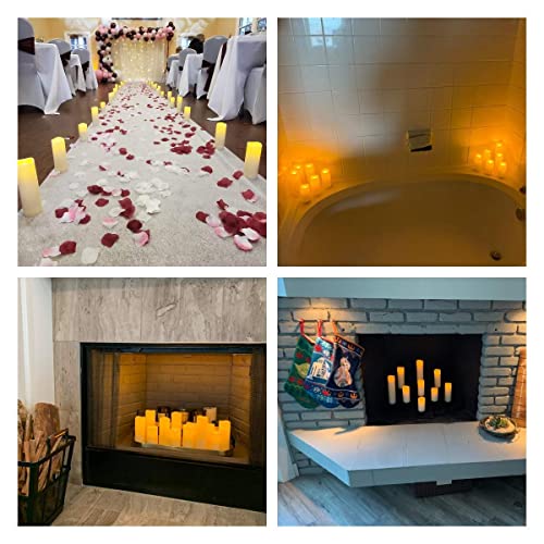 Aignis AIGNIS-9999 Flameless Led Candles With 10-Key Remote & Timer, Outdoor Indoor Waterproof Battery Operated Candles For Home/Birthday/Wedding/Holiday Décor thumb #4