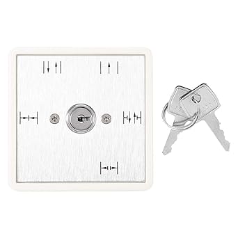 Automatic Five Position Key Switch, Automatic Door Access Control, Dustproof Door Access Control Home Sliding Doors Office for Automatic Doors