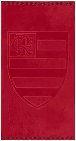 Buettner, Toalha De Banho Time Jacquard Flamengo Buettner Vermelha
