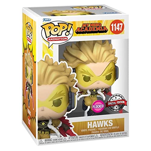 Funko Personaggio Collezione My Hero Academia Hawks (Flocked) Limited Edition 1147