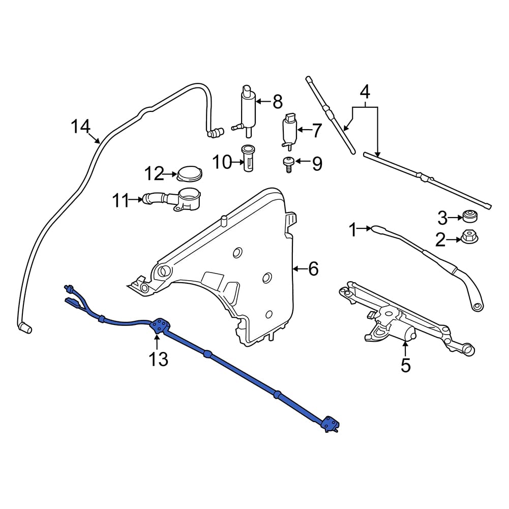 System di Getto Spruzzatore Ugello Lavavetri Anteriore 61667276500 Per Serie 3 F30 F31 F80 2012-2017 328 330 340 M3
