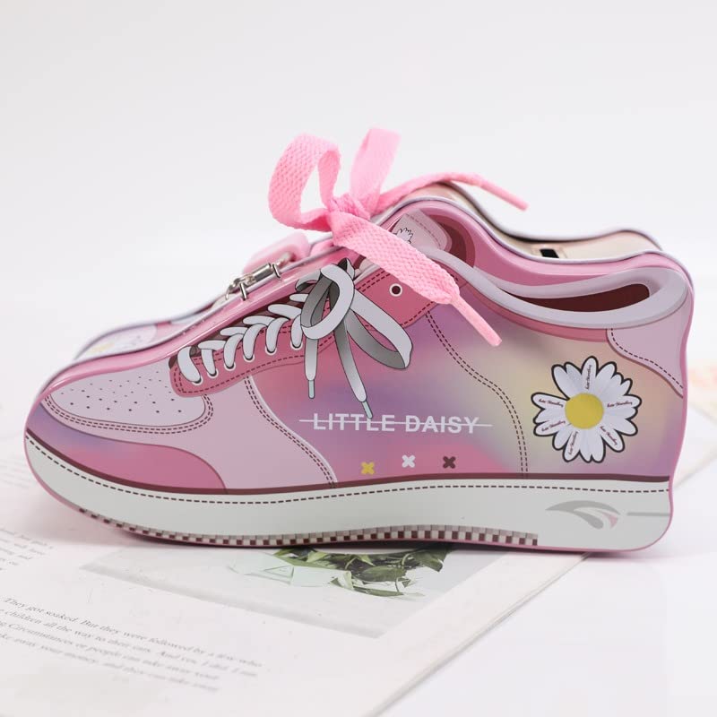 Crackles Sports Shoes Shape Metal Coin Bank with Lock and Key for Kids Room Decoration- Assorted Print & Colors- Pack of 1 (B09Y3H165T) Amazon Price History, Amazon Price Tracker