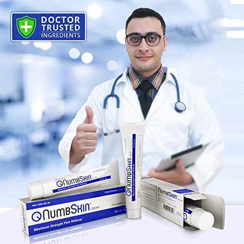 Numbing Cream 5% Lidocaine Topical Anesthetic– Fast Acting Tattoo Numbing Cream for Deep Pain Relief & Numbing Cream for Microneedling/Piercing/Microblading/Laser Hair Removal/Electrolysis (1 Tube)