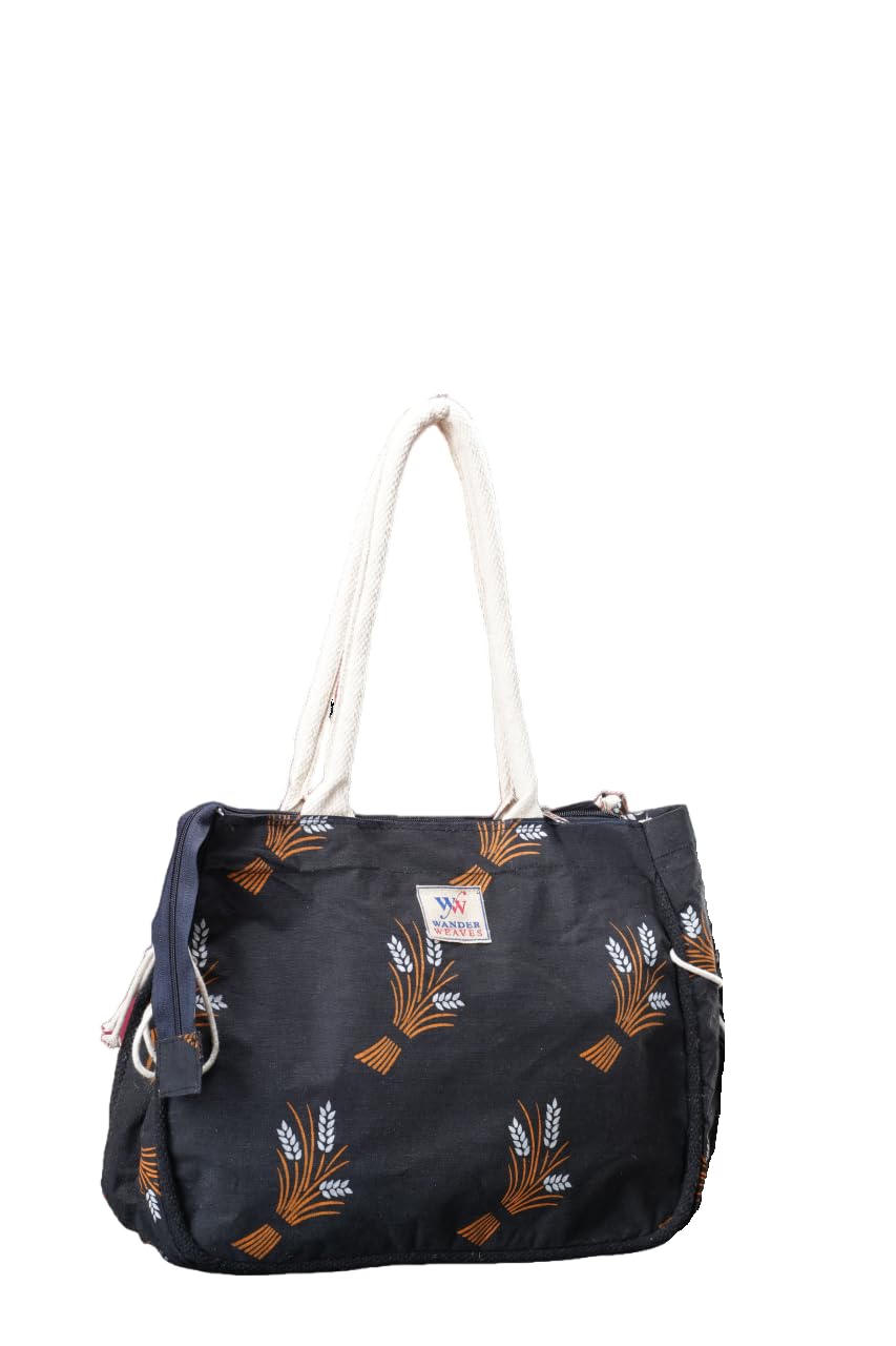 WANDER WEAVES Juco Laminated Designer Ladies Bag | Fashionable Ladies Bag with Side Ribbons | Eco Friendly Reusable Designer Ladies Handbag (B0DDY26NQ9) Amazon Price History, Amazon Price Tracker