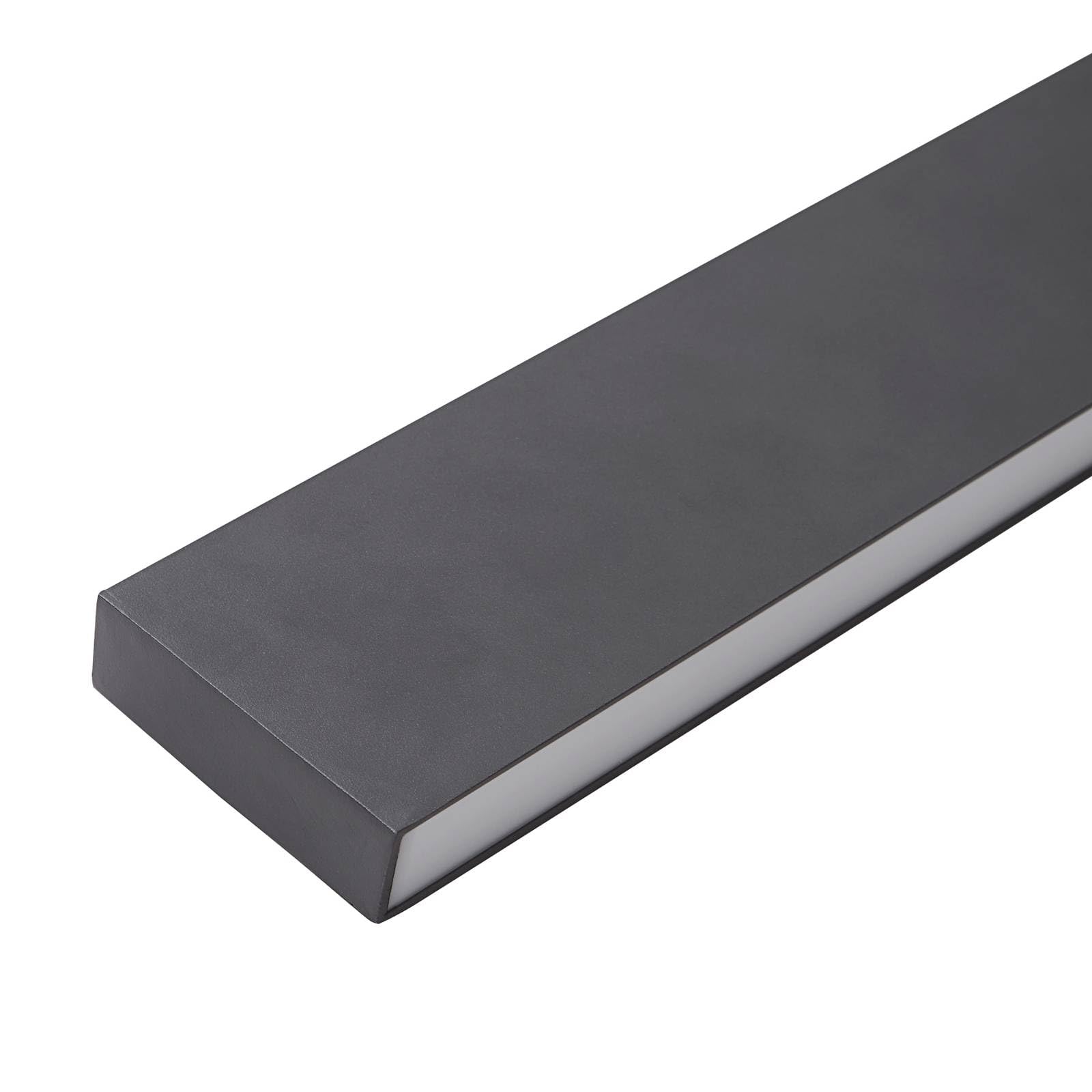 Lucande LED Smart Home Deckenlampe dimmbar mit Leselampe (Modern) in Schwarz aus Metall (1 flammig,) - Deckenleuchte Lampe Wohnzimmerleuchte