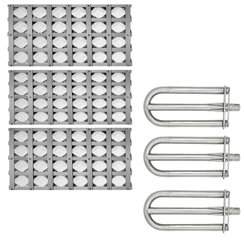 Dongftai S925C1 and S130A8 (3-Pack) Grill Briquette Tray Grill Heat Plates for Alfresco Grill ALX2-30C ALX2-42C