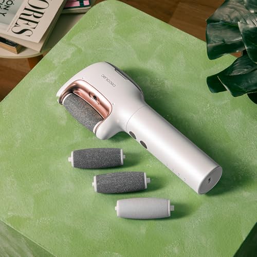 Miniatura 3 de Cecotec Lima Eléctrica Pies Durezas con Batería Recargable SkinCare Steam Silky. Función Vapor, 3 Cabezales, Resistente al Agua IPX7, 3 Velocidades, Rascador Extra, Depósito de Agua Imantado