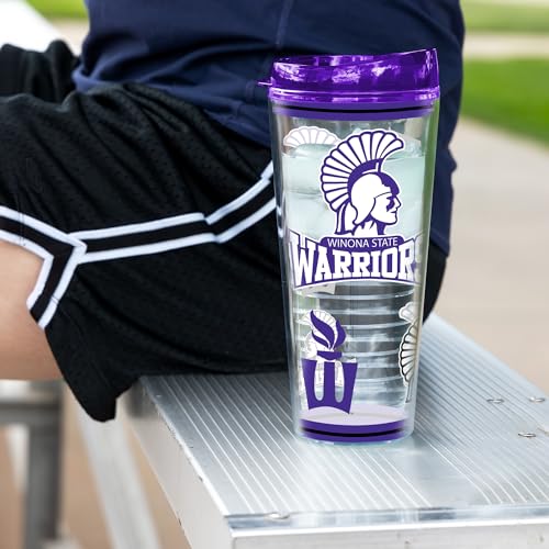 Image of Rico Industries NCAA College Double Wall Mayhem 16oz Or 20oz Tritan Tumbler W Lid