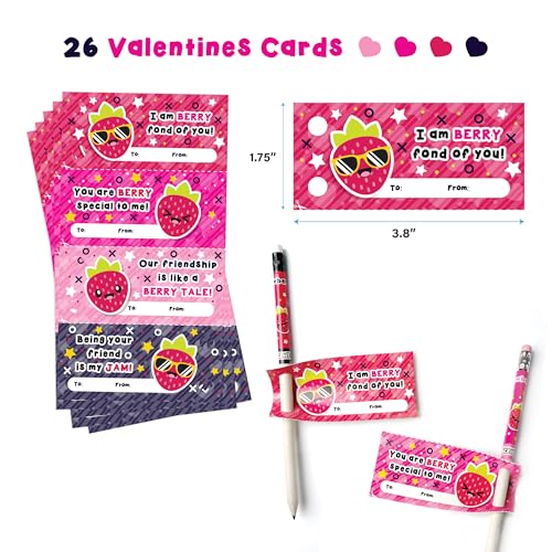 Lápices Hb #2 Aromatizados Fresa Set 26 Unidades miniatura 4
