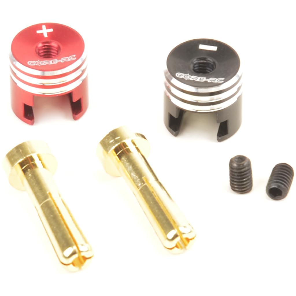 Core RC CR861 Heat Sink Bullet Plug Grips - 4mm
