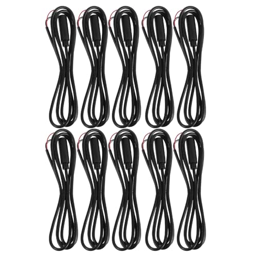 Cable de audio conector TRS flexible Angoily de 10 piezas para reparar auriculares rotos