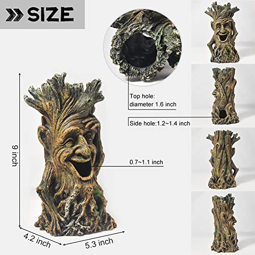 Image of Fish Tank Accessories-Hollow Tree Trunk Aquarium Decorations Disney Aquarium Decorations for Betta Hideout Caves Large Aquarium Decor Thematic Ornaments