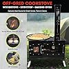 Trailblazer Cookstove – Wood Stove with Oven for Off-Grid Living, Camping, RV, Hunting, Tiny Homes, Prepping, Emergency Heat & Cooking #1