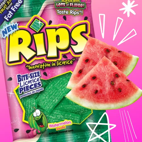 Caramelos Rips Licorice sabor sandía, Pack de 3 miniatura 3