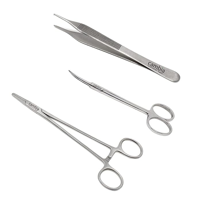 Buy Cambia Suturing Kit, Set of 3 Surgical Instrument Adson Dissecting