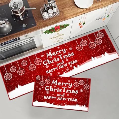 Tapis de Noël antidérapant HZVRTN Cover