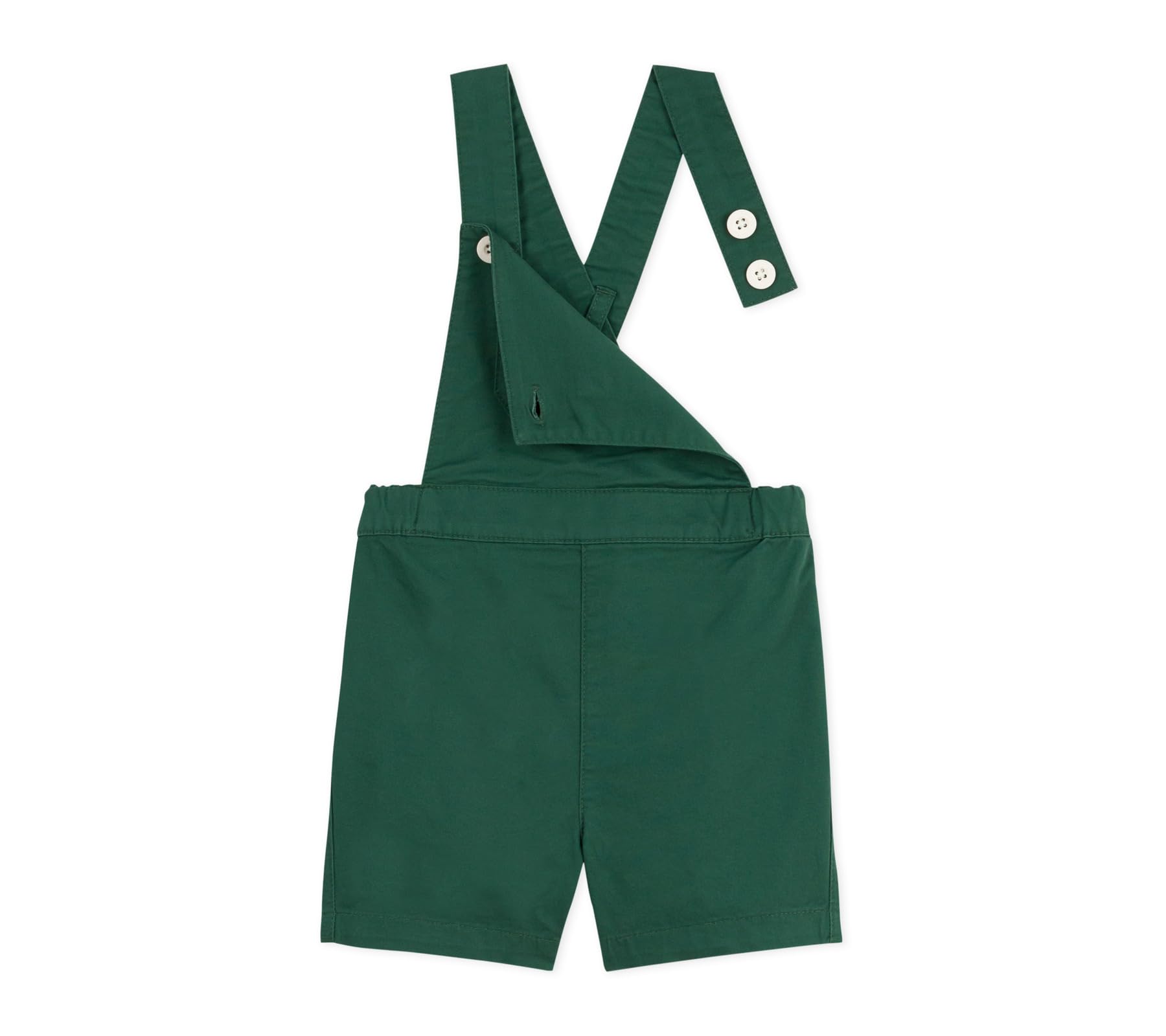Petit Bateau Salopette Bébé En Serge De Coton Jambes Courtes, Unie A0ehh01 Abbigliamento GIORNO Bimbo 0-24 (Pacco da 1)