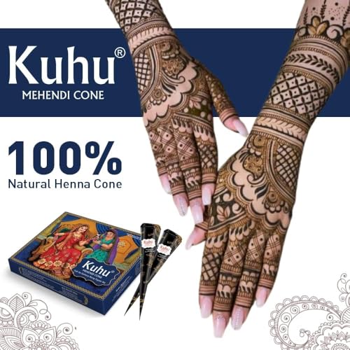Color de Cabello Natural KUHU con 12 Conos Mehendi miniatura 4
