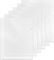 Vista 9 de Dunwell Clear Folders for Documents, Plastic 8.5x11 File Sleeves for Document Protection, Filing, Storage, Organization (36 Pack) Transparent