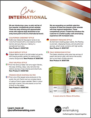 Miniatura 4 de KIT DE VINO CINT CALIFORNIA ZINFANDEL Blush Wine de RJS Craft Winemaking (RJ Spagnols)