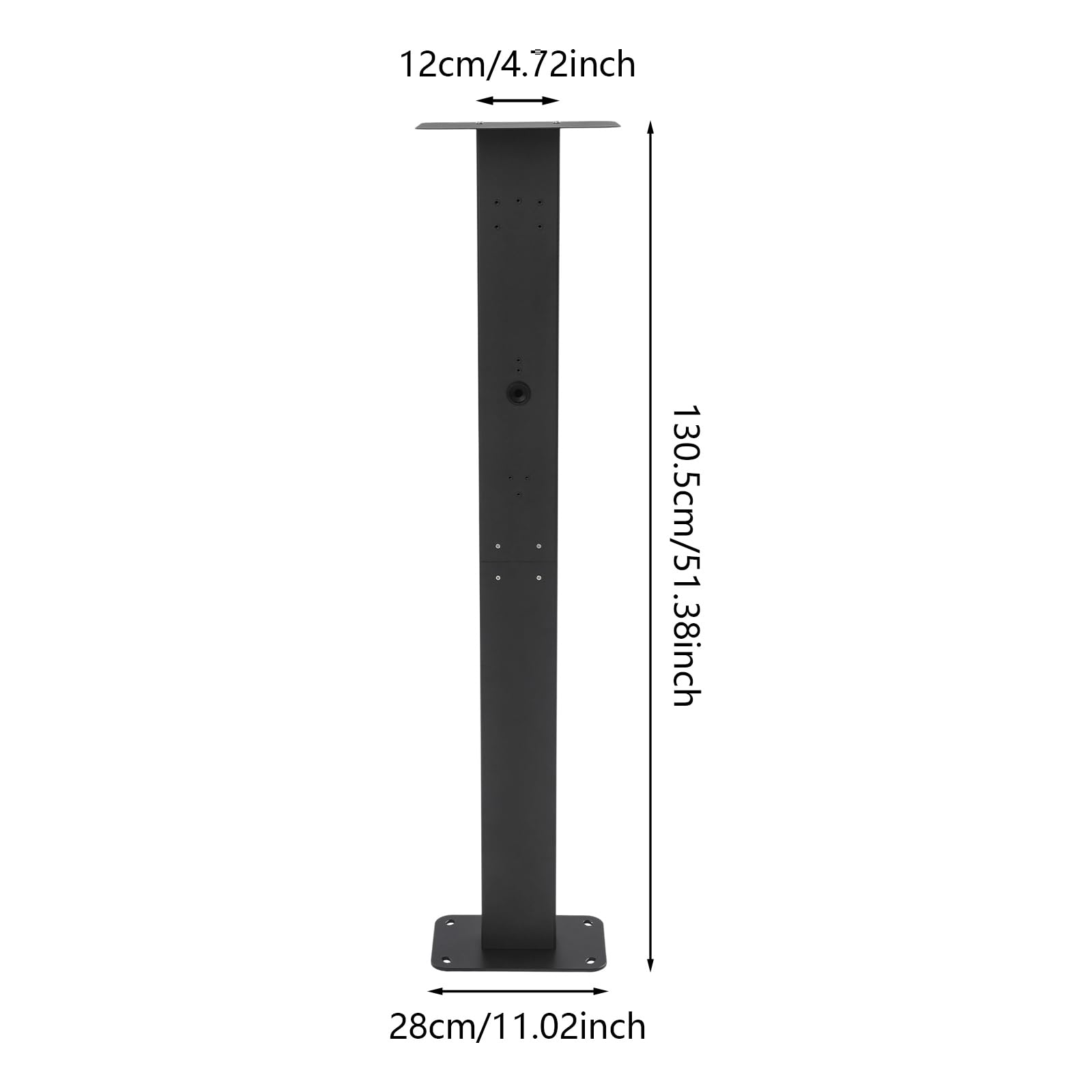 Supporto universale Wallbox, colonna di supporto per stazioni di ricarica per auto elettriche, lega di alluminio e lega di neodimio, per esterni, interni, garage, parcheggi