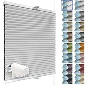 Schattenfreude Waben-Plissee Blackout Klemmfix 130-140cm