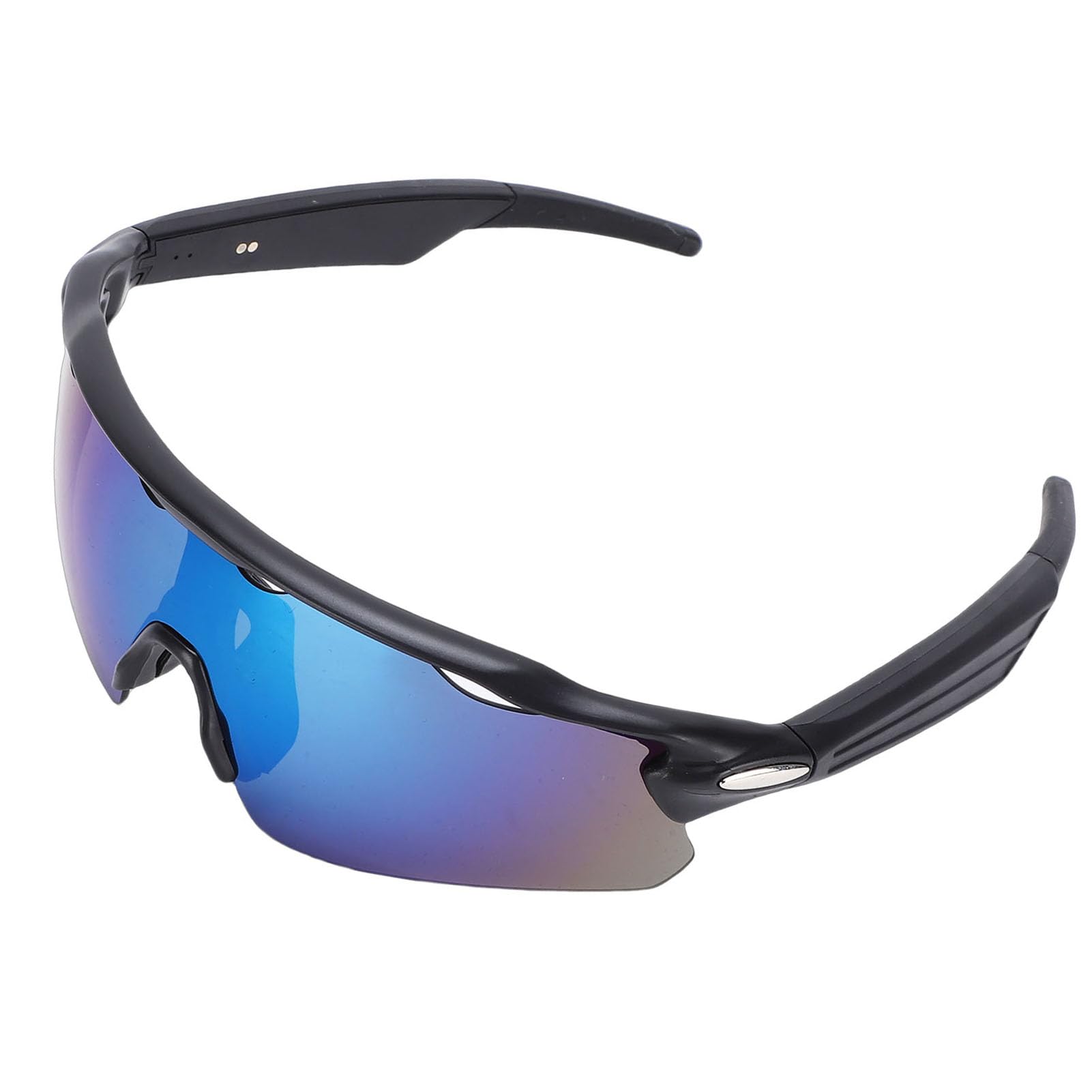 Topiky Lunettes de Soleil Intelligentes de Sport, Lunettes de Cyclisme Bluetooth avec Verres Polarisés, Haut-parleurs de Musique à Oreille Ouverte, de Sport Coupe-Vent,