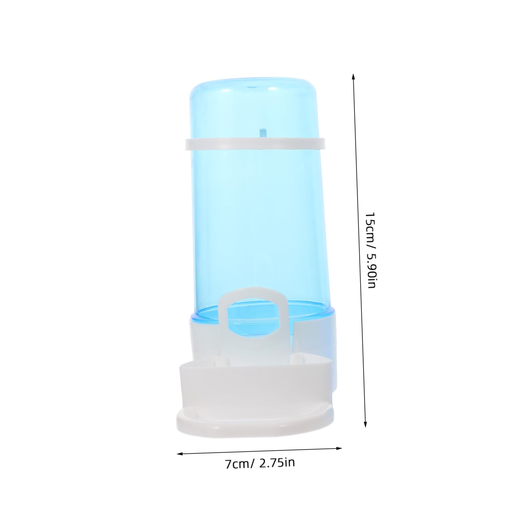 Wakauto 2Pcs Automatic Drinking Water Feeders for Poultry Food Bowls for Chickens Pigeons Quail Durable Cage Accessory for Home Use