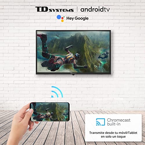 TD-Systems-Smart-TV-Hey-Google-Official-Assistant-Televisores-32-Pulgadas-Control-por-Voz-Chromecast-2X-HDMI-USB-3-anos-de-garantia-K32DLC16GLE