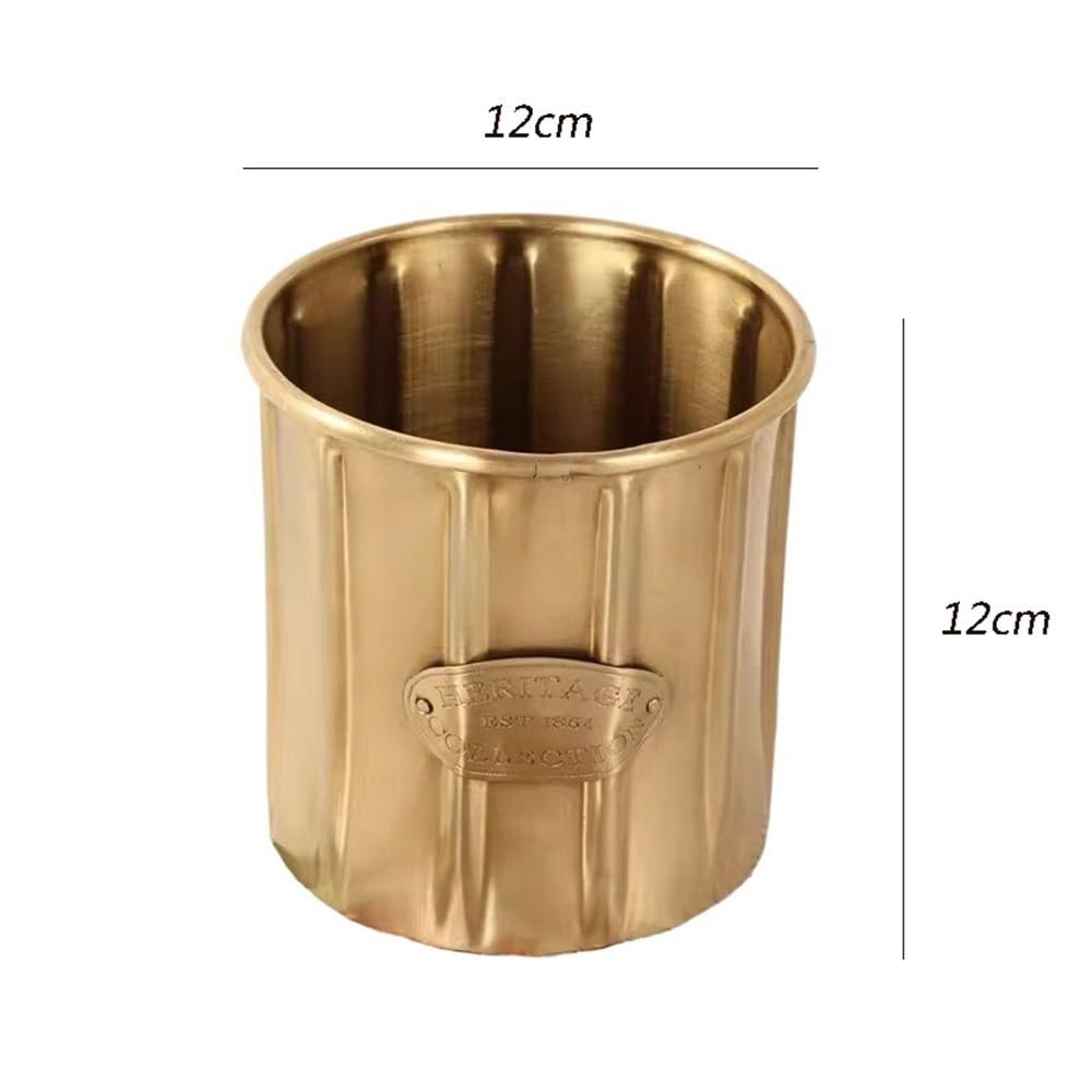 Cubo de Hielo Cubo de Hielo latón Hecho a Mano, Cubo Almacenamiento, Vino Tinto, Adorno Decorativo Escritorio Lujo for el hogar Cubo de Hielo frío para Barra