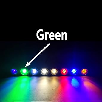 Gringoo USB Microscope Dual Gooseneck Spot Light, LED Light Source Illuminator Lamp with Clamp, Flexible Clip, Green