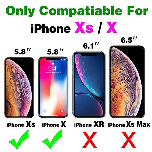Coque iPhone Xs DLSQB US Bleu : étui de protection souple silicone