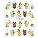 Produktbild ZJWLL 1 Stücke Erdbeer Sommer Obst Trinken Aufkleber Für Nägel Maniküre Nail Art Design Wassertransfer Wasserzeichen Schönheit Aufkleber STZ495