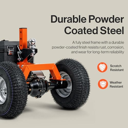 Image of SuperHandy 24V Electric Trailer Dolly, 2800 lb Capacity, 2-Inch Ball