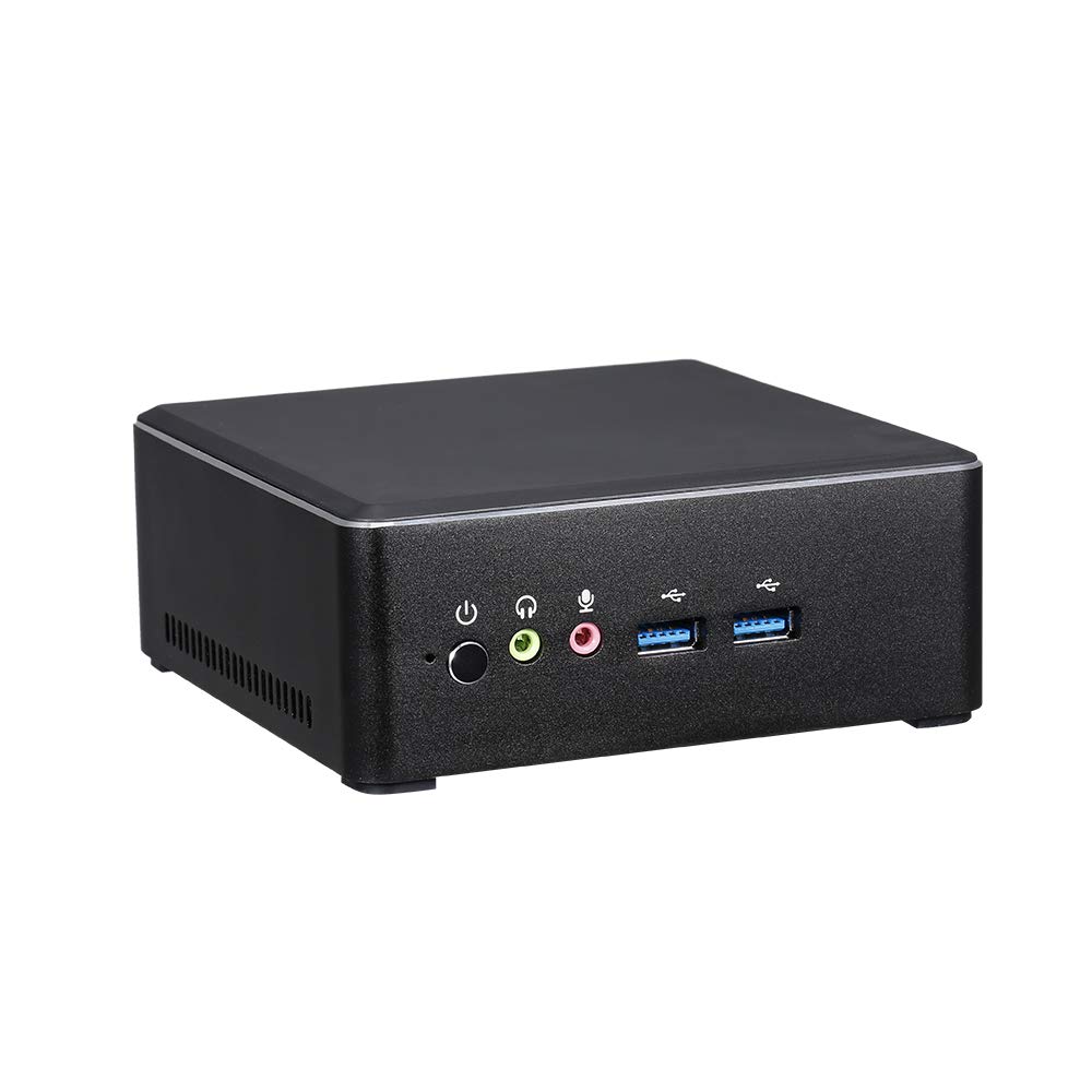 Goolsky MN22 Mini PC AMD Ryzen 3 2200U 4GB RAM 128GB M.2 NVNE SSD Radeon Vega 3 Graphics Mini PC for Home Office UK Plug