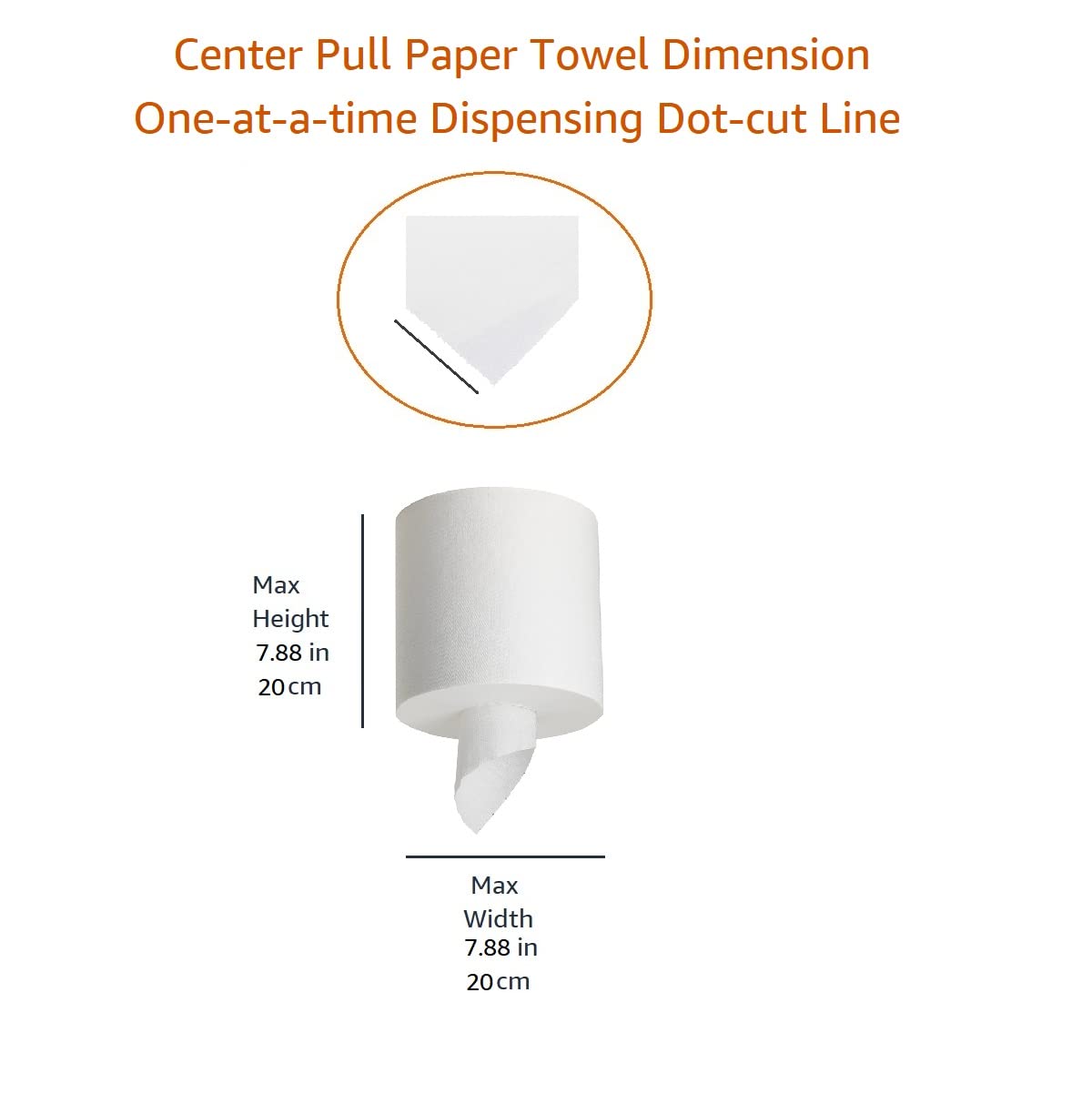 Amazon Basics Dispensador de rollo de papel dispensación central Negro 28.8 x 23 cm