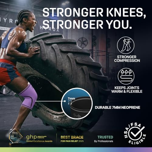 Image of Modvel Strength 7mm Knee Sleeves (Pair) for Weightlifting & Powerlifting (USPA, IPL Approved) | High-Performance Knee Compression Support For Squats, Weight Lifting - Men and Women