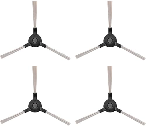 Compatible con Inse E3 Plus E6 Robot Aspiradoras Spin Edge Cepillo Lateral Accesorio de repuesto (Color 4 piezas)
